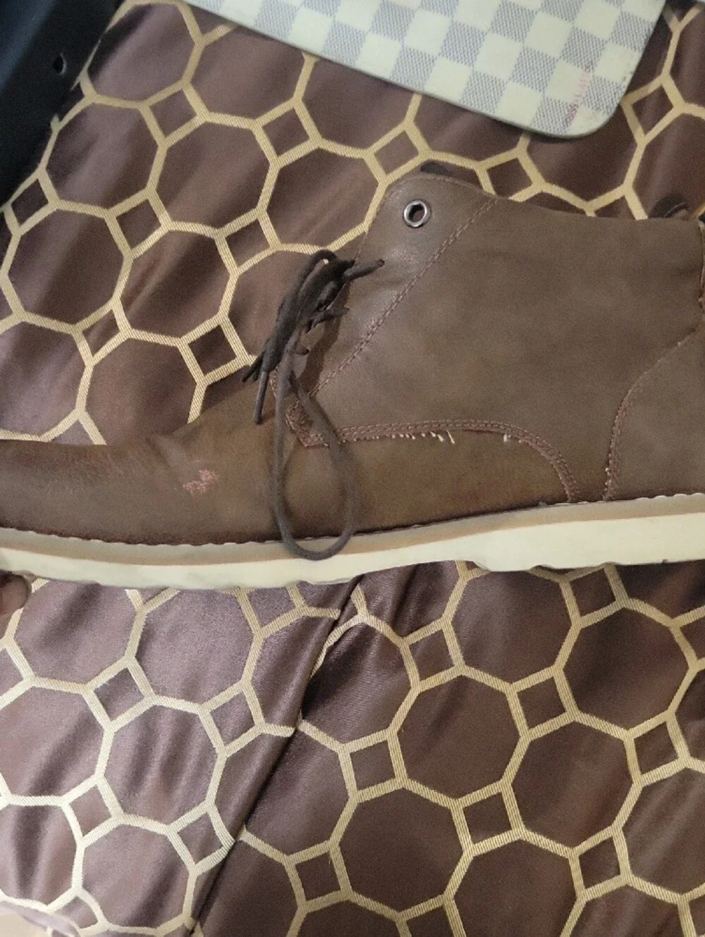 Men's Brown Casual Lace-Up Boots
